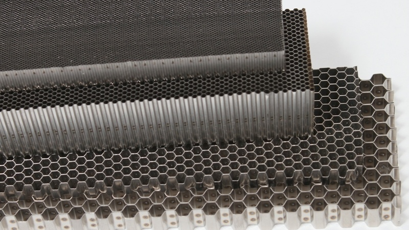 Stainless steel honeycomb core